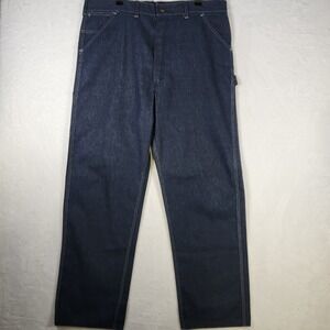 Vintage Sears Denim Carpenter Jeans Menswear Workwear Blue Pants 40x32‎